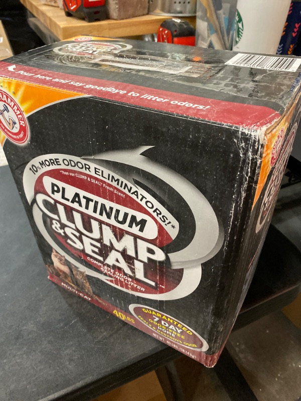 Photo 2 of ARM & HAMMER Clump & Seal Platinum Cat Litter 40 lb