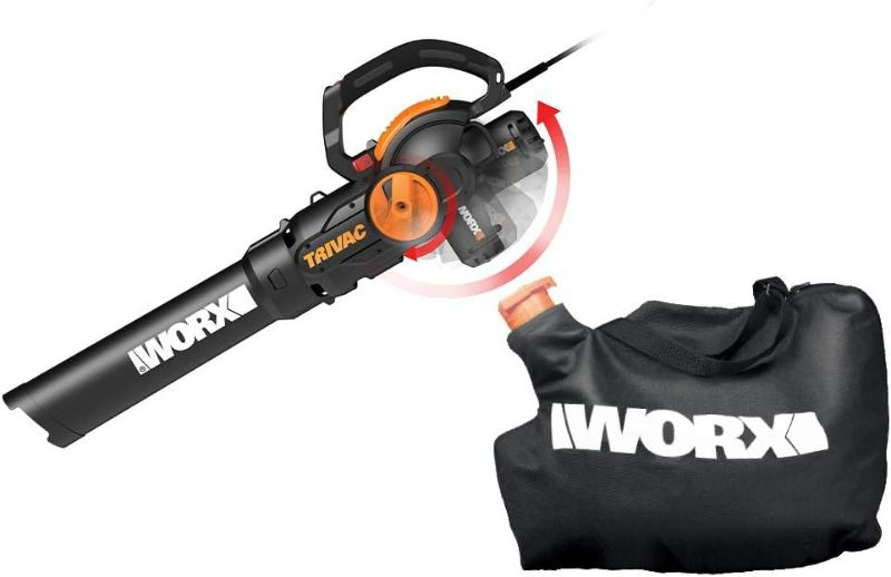 Photo 1 of WORX 12 Amp TRIVAC 3-in-1 Electric Leaf Blower/Mulcher/Yard Vacuum - 
