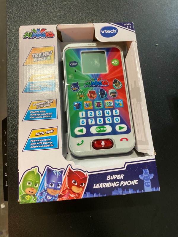 Photo 2 of VTech PJ Masks Super Learning Phone Pretend Play Toy Phone for Kids
