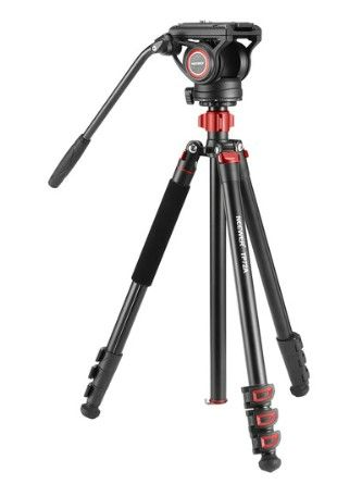 Photo 1 of Neewer TP72A Fluid Head Video Tripod & Monopod System
