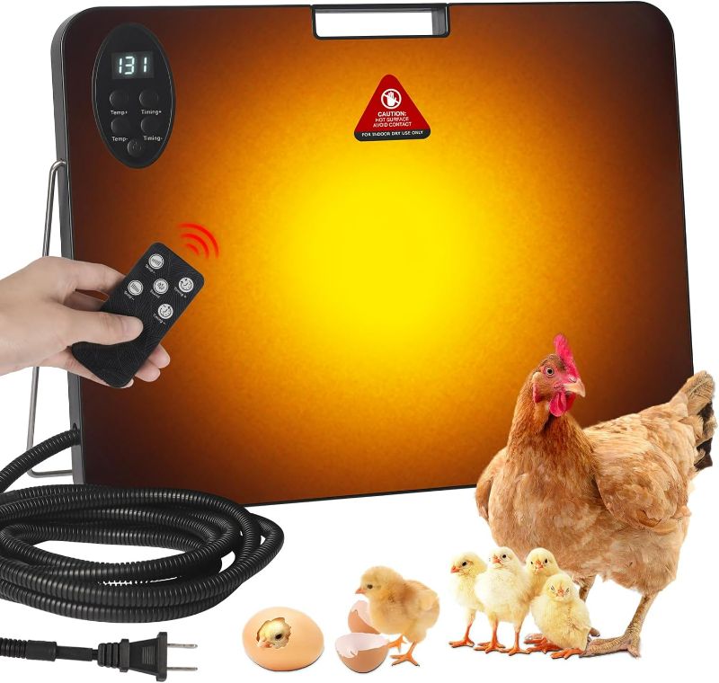 Photo 1 of Chicken Coop Heater w/REMOTE 200W Digital Display Heat Warmer Efficient 16"X12"