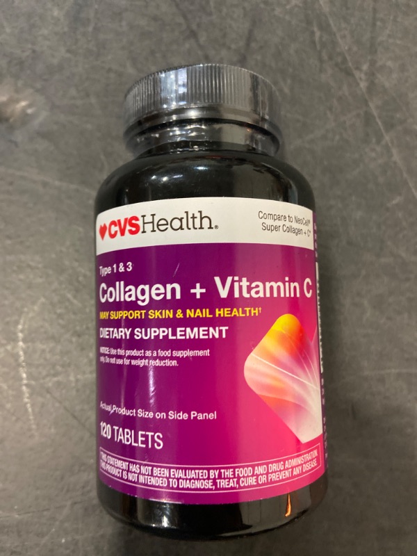 Photo 2 of CVS Health Collagen + Vitamin C Tablets, 120 CT