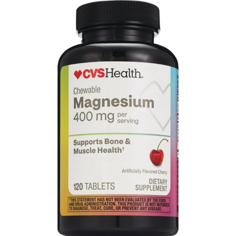 Photo 1 of CVS Health Magnesium Chewable Tablets, 120 CT