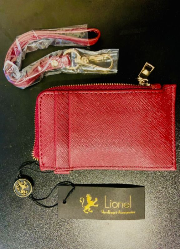 Photo 3 of Lionel Burgundy wristlet wallets for women