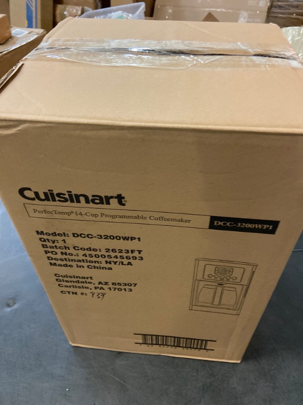 Photo 3 of Cuisinart DCC-3200WP1 Perfectemp Coffee Maker