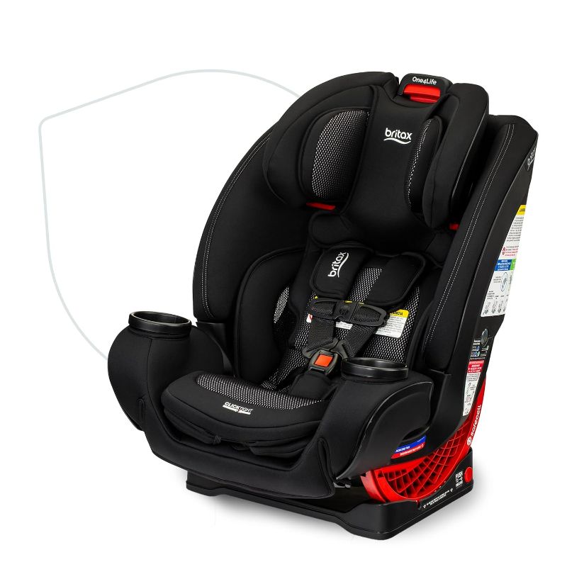 Photo 1 of Britax One4Life Convertible Car Seat, 10 Years of Use from 5 to 120 Pounds, Converts from Rear-Facing Infant Car Seat to Forward-Facing Booster Seat, Performance Fabric, Cool Flow Carbon
