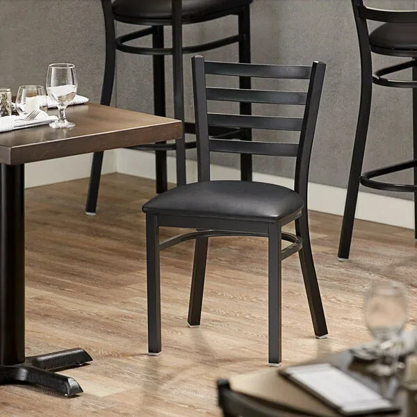 Photo 1 of KARMAS PRODUCT Metal Dining Chairs With Padded Seats
