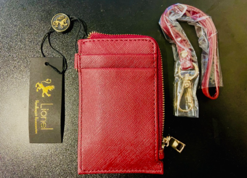 Photo 3 of Lionel Handbags & Accessories- Burgundy Wristlet 