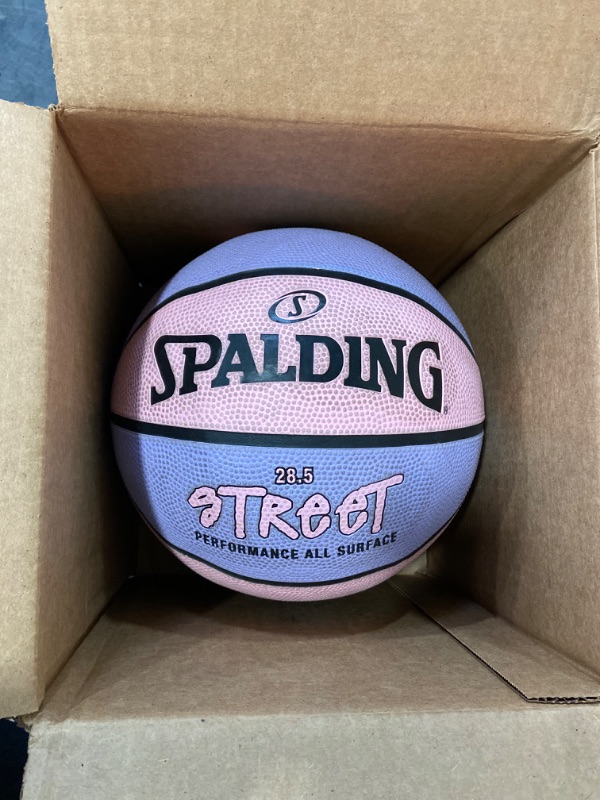 Photo 2 of Spalding Street Pink Outdoor Basketball 28.5"
