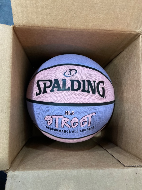 Photo 2 of ** FINAL SALE ** Spalding Street Pink Outdoor Basketball 28.5"
Doesn't hold air ** SOLD AS IS ** 