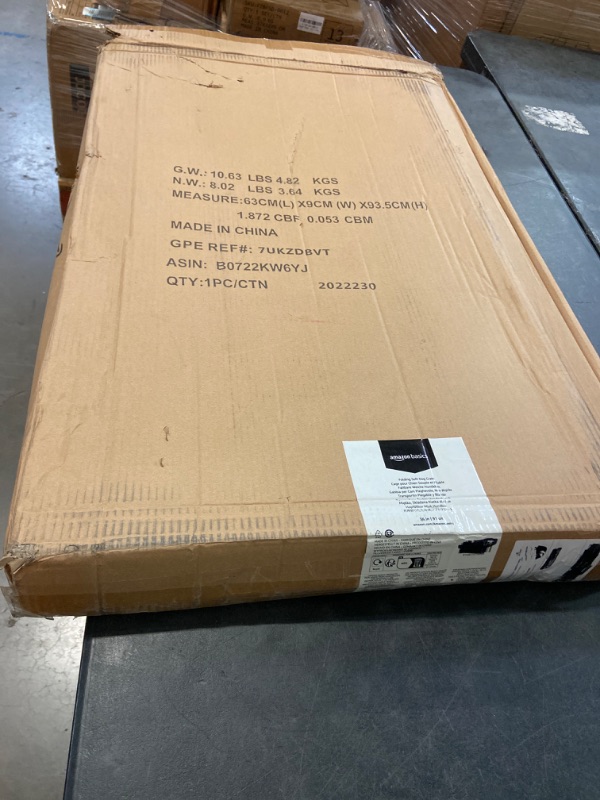 Photo 2 of Amazon Basics 2-Door Portable Soft-Sided Folding Soft Dog Travel Crate Kennel, Medium (29.92 x 21.3 x 21.3 Inches), Tan