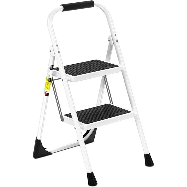 Photo 1 of Simpli-Magic Folding Step Ladder 2-Step Foldable Step Stool with Anti-Slip Pedal,
