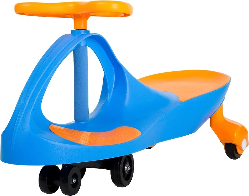 Photo 1 of Wiggle Car Ride on Toy - Easy-to-Use Kid Car for Ages 3 Years and Up with No Batteries, Gears, or Pedals by Lil Rider (Blue/Orange), Large,Yellow / Black