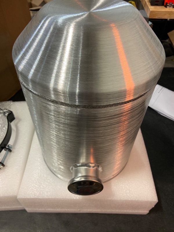 Photo 3 of 10 x 16-1/2 Inch End Fill Spun Aluminum Gas Tank 5 Gallon - Off-road / Tractor Pull 10" x 16-1/2" 5 Gallon