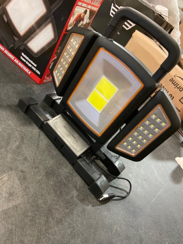 Photo 1 of BELL + HOWELL 1-ft 1500-Lumen Black LED Task Garage Shop Light
