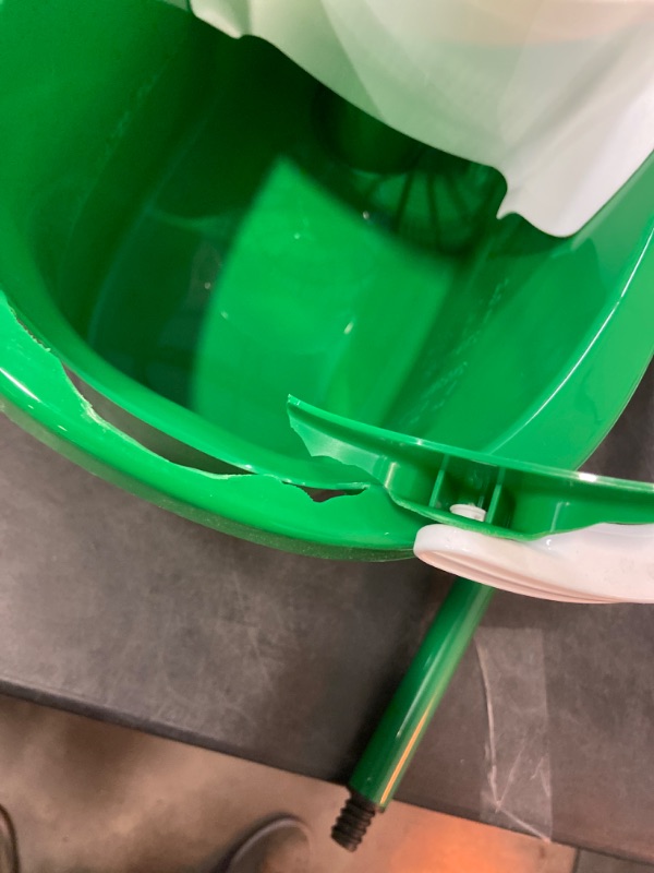 Photo 2 of Libman Tornado Spin Mop with Microfiber Head - Adjustable Handle, No-Spill Bucket - Commercial/Residential - Antimicrobial - Easy Cleaning
