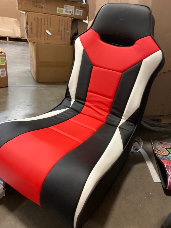 Photo 2 of X Rocker Floor Rocking Gaming Chair, Headrest Mounted Bluetooth Speakers for Audio, Compatible with All Major Gaming Consoles
