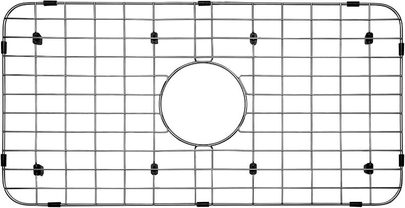 Photo 1 of Serene Valley Sink Bottom Grid 24-1/8" x 12-5/8", Centered Drain with Corner Radius 1-1/2", Sink Protector NLW2412C
