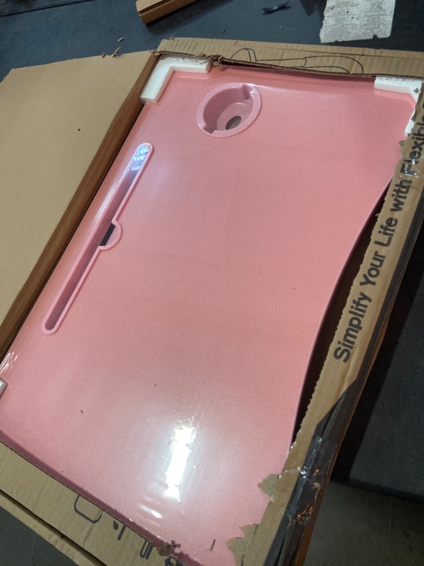 Photo 1 of Pink Folding Computer Table