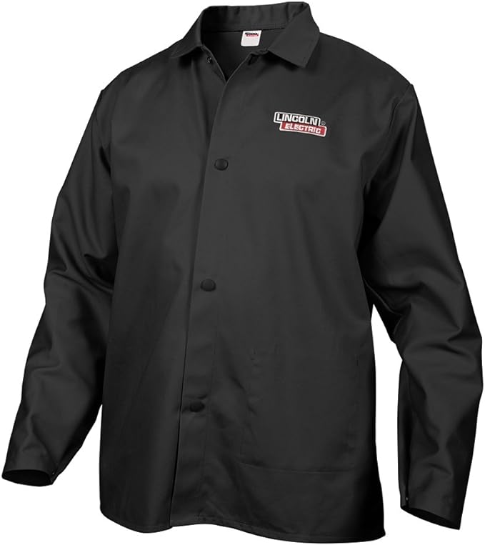 Photo 1 of Lincoln Electric Black Flame-Resistant Cloth Welding Jacket