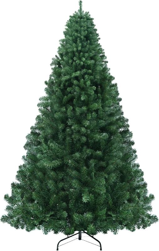 Photo 1 of Artificial Christmas Tree 5FT, leheyhey PVC Material Simulation Spruce Christmas Holiday Party Decoration, Quick Assembly Suitable for Family Interaction, Recyclable and Environmentally Friendly
