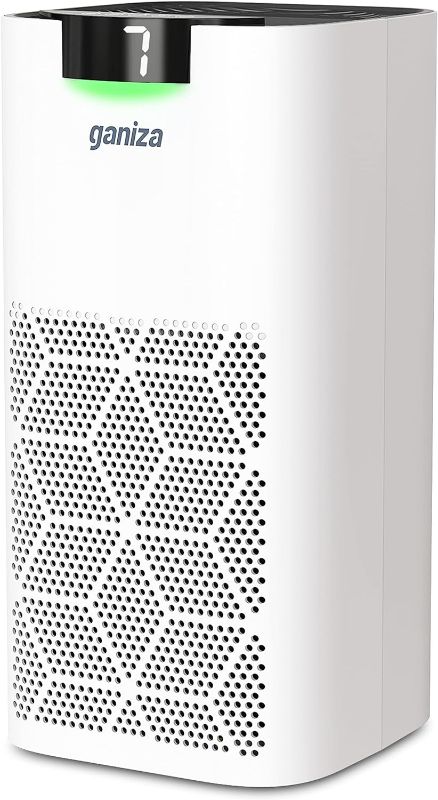 Photo 1 of Ganiza Air Purifiers For Home Large Room, 1570ft² H13 HEPA Air Purifiers for Pets with Air Quality Monitor, 23db Air Purifiers for Bedroom Remove Pet Hair Dander Pollen Smoke Dust Mold Odor Eliminator
