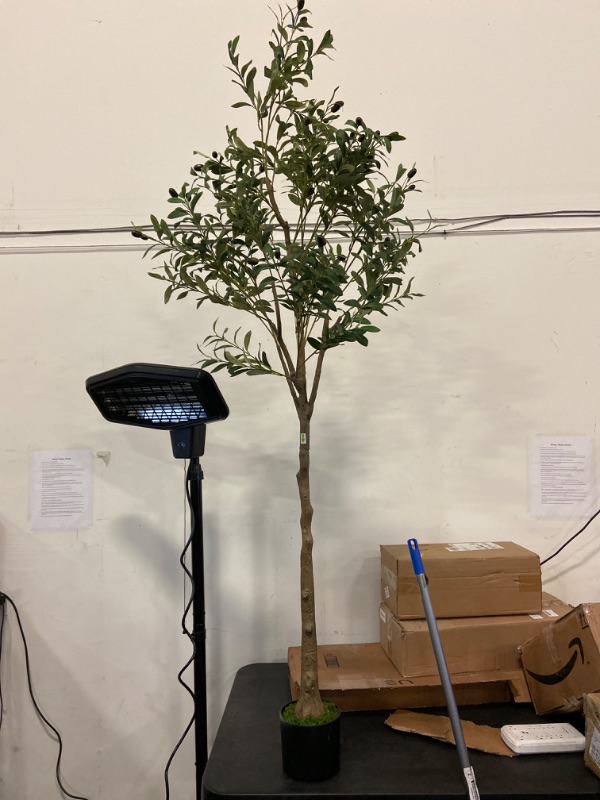 Photo 2 of Olive Tree Artificial Indoor 6FT, GTIDEA Artificial Tree Fake Tree