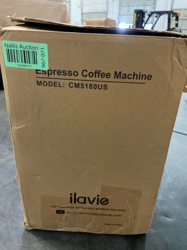 Photo 3 of ILAVIE 6-in-1 Espresso Coffee Machine Built-In Automatic Milk Frother, 20 Bar Espresso & Cappuccino & Latte Maker with 34 oz Removeable Water Tank, Ideal for Home Use, Stainless Steel Silver and Black