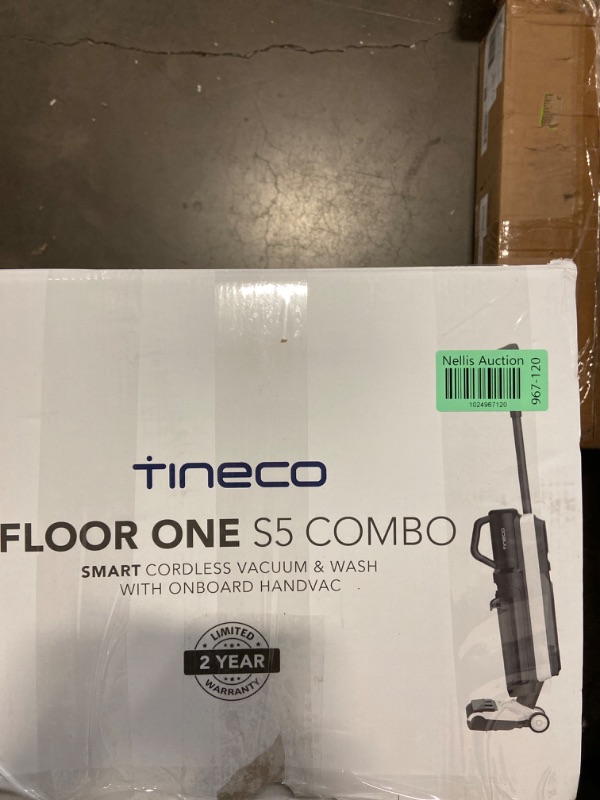 Photo 3 of Tineco Smart Wet Dry Vacuum Cleaners, Floor Cleaner Mop 2-in-1 Cordless Vacuum for Multi-Surface, Lightweight and Handheld, Floor ONE S5 Combo