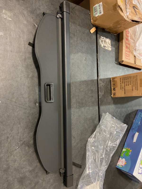Photo 2 of CARORMOKE Retractable Cargo Cover Black Compatible with 2013-2019 Ford Escape(Upgrade Version: Including a Small Flap)