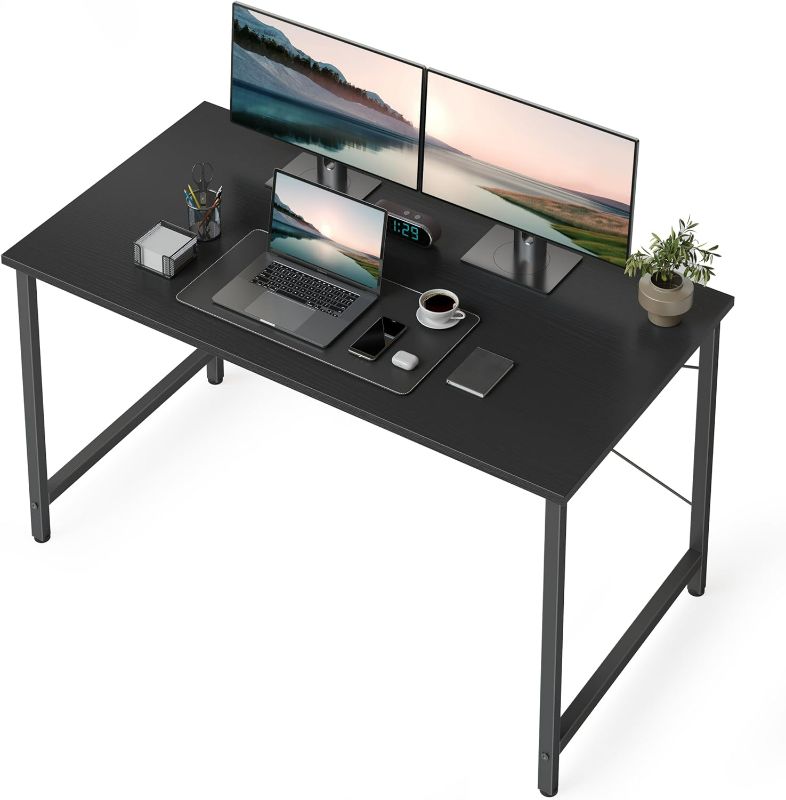 Photo 1 of CubiCubi Computer Desk, 40 inch Home Office Desk, Modern Simple Style PC Table for Home, Office, Study, Writing, Black