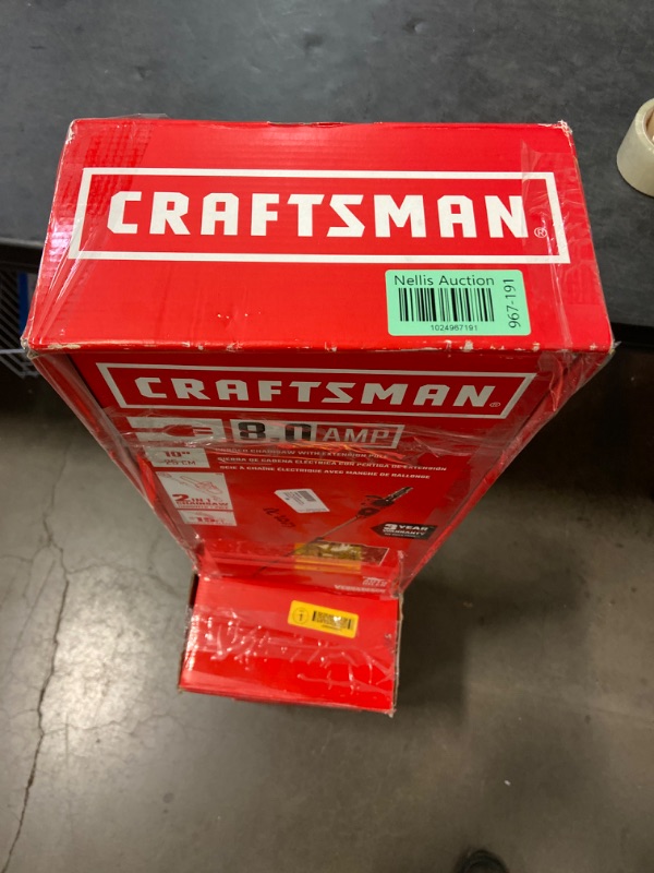 Photo 3 of Craftsman CMECSP610 10 in. Electric Chainsaw/Pole Saw Combo