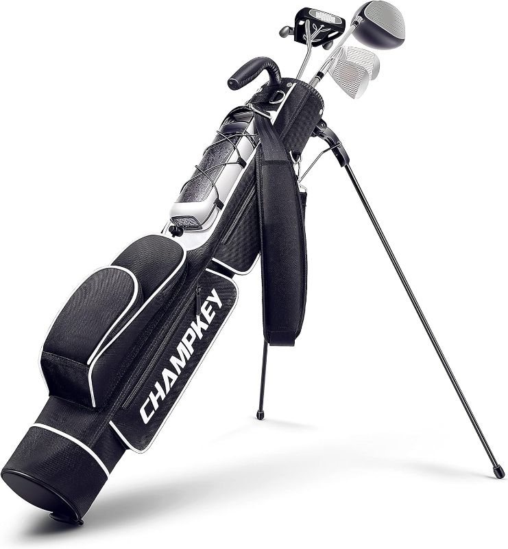 Photo 1 of CHAMPKEY Lightweight Golf Stand Bag | Professional Pitch Golf Bag Ideal for The Driving Range, Par 3 and Executive Courses