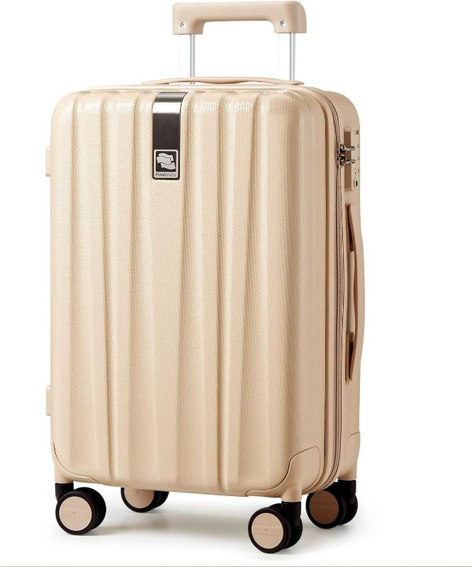 Photo 1 of Hanke 29 Inch Luggage Suitcases With Spinner Wheels Lightweight PC hardside Rolling Suitcase With TSA Lock, Checked-Large 29-Inch?Cuba Sand?