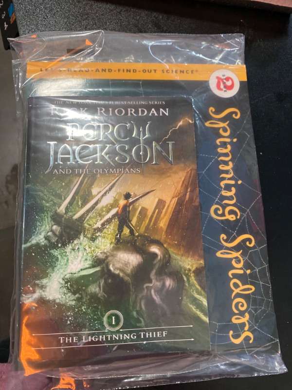 Photo 3 of The Lightning Thief: Percy Jackson and the Olympians, Book 1,Let S-Read-and-Find-Out Science 2: Spinning Spiders (Paperback)
