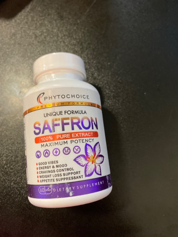 Photo 2 of Pure Saffron Extract Natural Appetite Suppressant Supplement for Appetite Control and Healthy Weight Management-Best Hunger Craving Suppressant Saffron Capsules for Weight Loss for Women and Men
