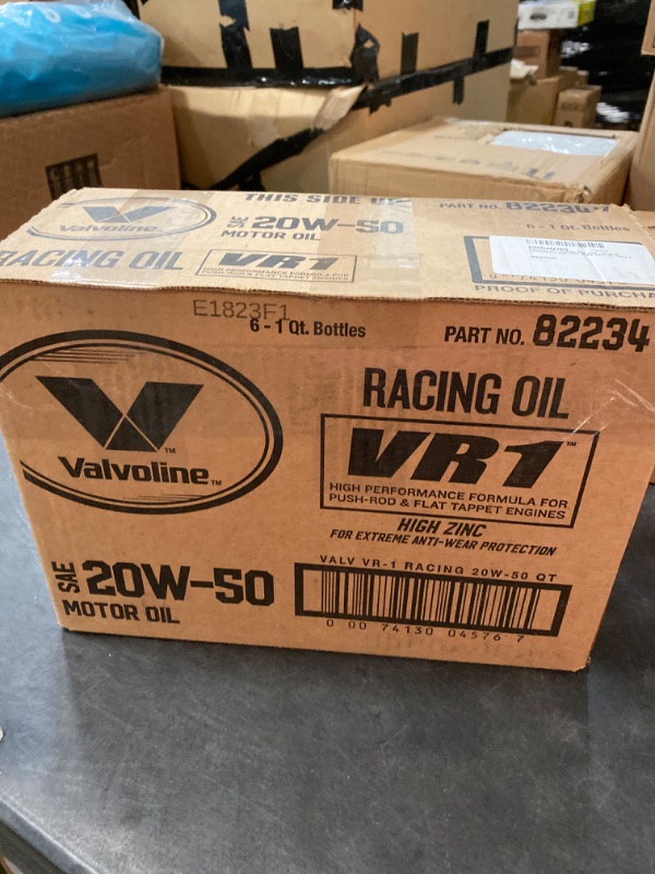 Photo 3 of VR1 Racing SAE 20W-50 motor oil