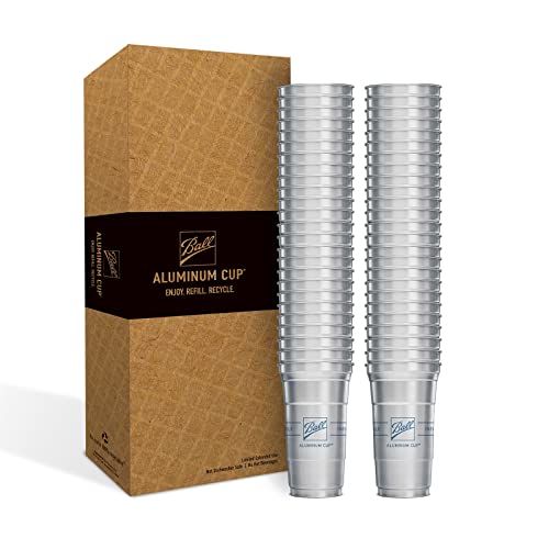 Photo 1 of Ball Aluminum Cup Recyclable Party Cups, 12 Oz. Cup, 50 Cups per Pack
