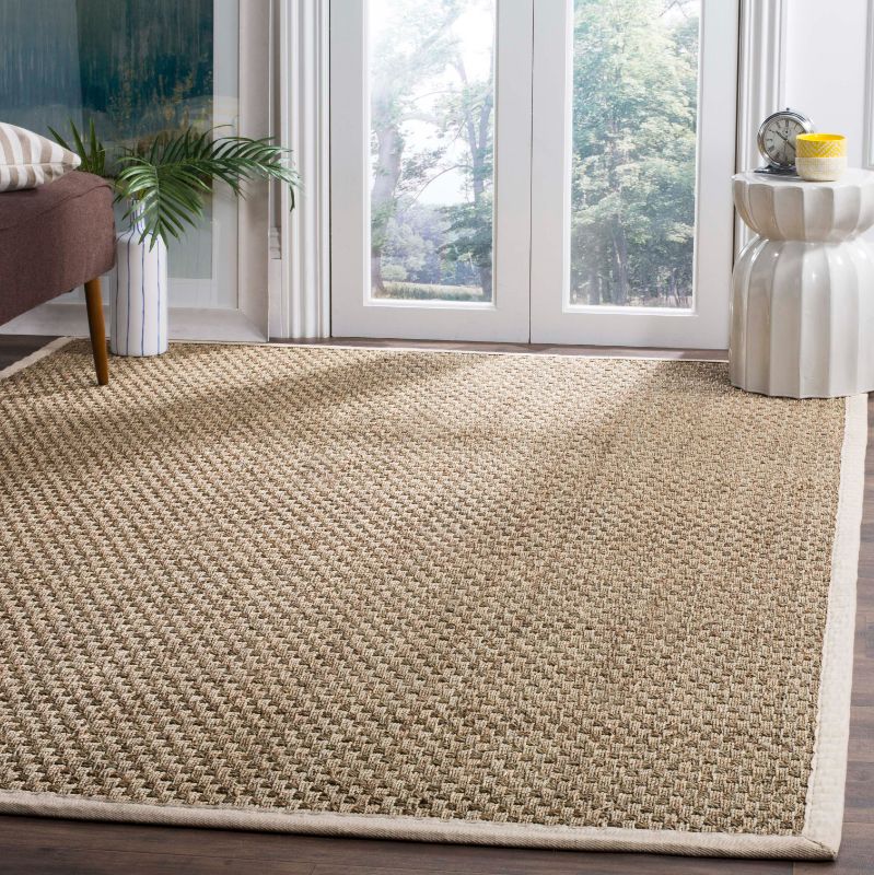 Photo 1 of Safavieh Natural Fiber Hampton 11 x 15 Natural/Ivory Indoor Solid Coastal Area Rug