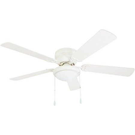 Photo 1 of Portage Bay 50254 Hugger 52 TAN West Hill Ceiling Fan with Bowl Light Kit