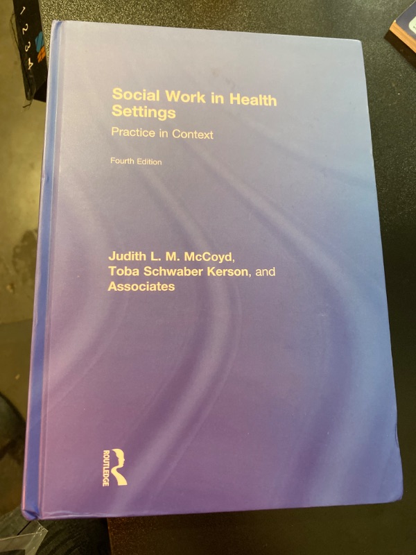 Photo 1 of Social Work in Health Settings, Judith L. M. McCoyd 