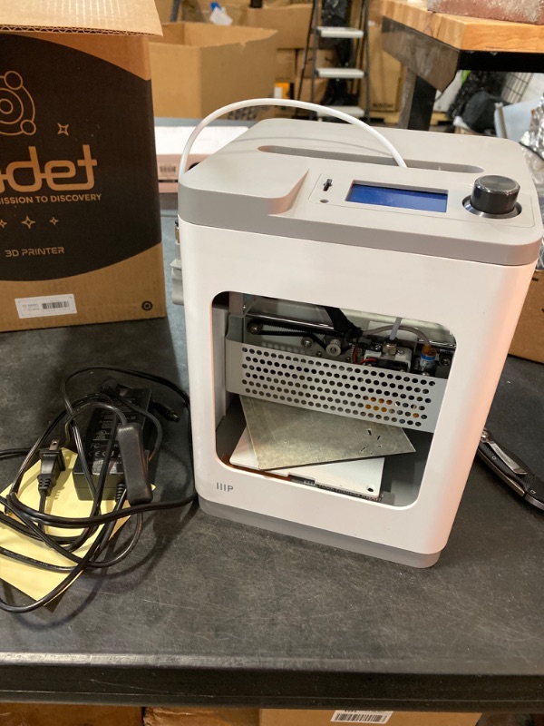 Photo 2 of Monoprice - 140108 MP Cadet 3D Printer, Full Auto Leveling, Print Via WiFi, Small Footprint Perfect for a Desktop, Office, Dorm Room, or The Classroom 