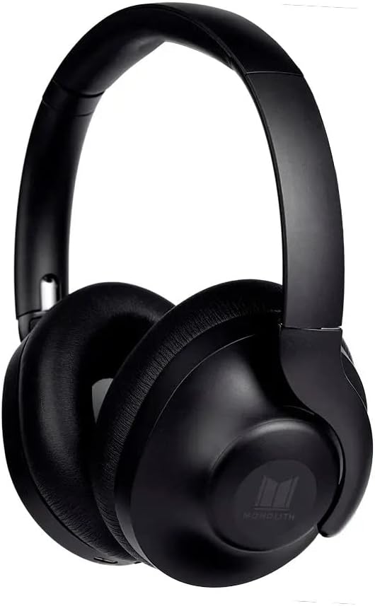 Photo 1 of Monolith M1000ANC Bluetooth Headphones with ANC and Dirac Virtuo Spatializer, 60H Playtime, Memory Foam Pads, Ambient Mode, Touch Control, Black
