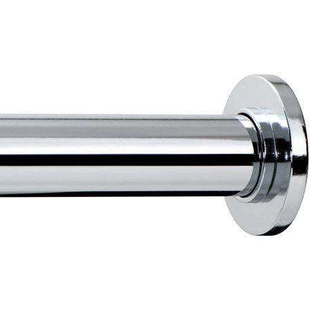 Photo 1 of Ivilon Tension Curtain Rod - Spring Tension Rod for Windows or Shower, 24 to 36 Inch. Black 24" to 36" Black