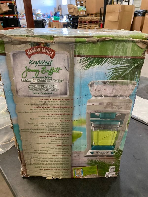 Photo 3 of Margaritaville Jimmy Buffet Signature Edition Frozen Concoction Maker, DM1946, Metallic
