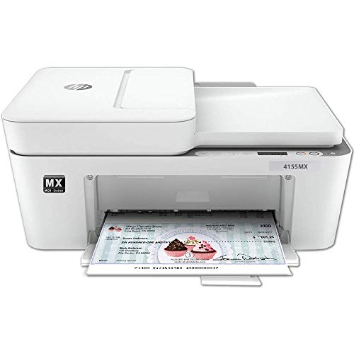 Photo 1 of VersaCheck HP DeskJet 4155 MX MICR All-in-One Check Printer and VersaCheck Presto Check Printing Software Bundle, White (4155MX)
