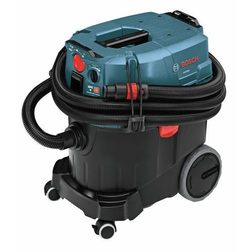 Photo 1 of Bosch 9 Gallon Corded Wet/Dry Dust Extractor Vacuum with Auto Filter Clean and HEPA Filter, Blues
