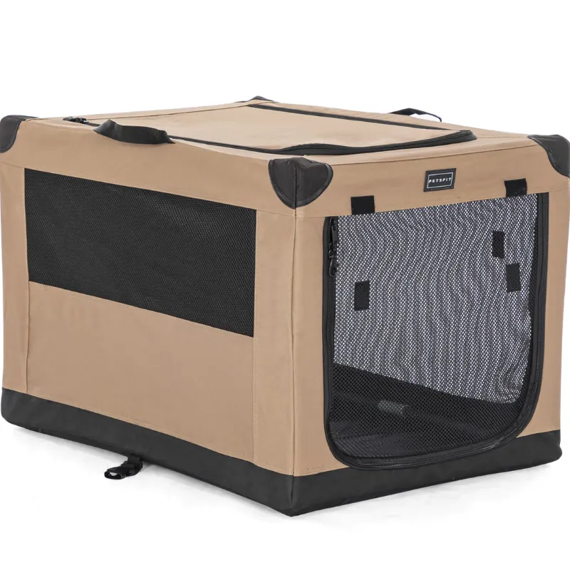 Photo 1 of PETSFIT Portable Soft Collapsible Dog Crate GREY
