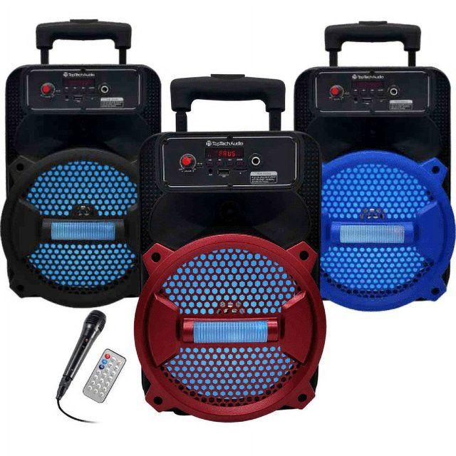 Photo 1 of TOPTECH  AUDIO BLUETOOTH SPEAKER, RED 