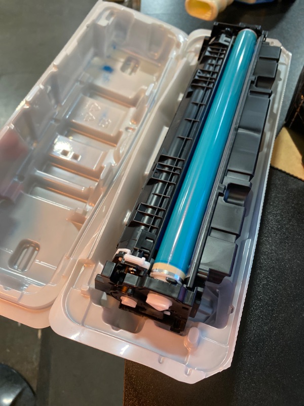 Photo 2 of HP 414A Cyan Toner Cartridge | Works with HP Color LaserJet Enterprise M455dn, MFP M480f; HP Color LaserJet Pro M454 Series, HP Color LaserJet Pro MFP M479 Series | W2021A